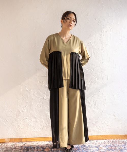「OSMOSIS」 パンツ ONE SIZE ブルー レディース_画像4