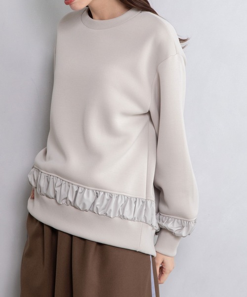 「MARECHAL TERRE」 長袖カットソー MEDIUM ブラウン レディース_画像2