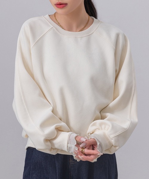 「DAY CLOSET」 長袖カットソー L ピンク レディース_画像9