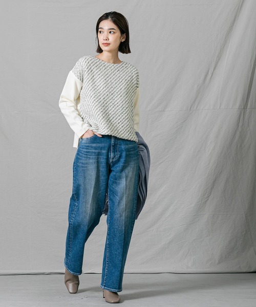 「malla」 長袖カットソー 38 ブラック レディース_画像2
