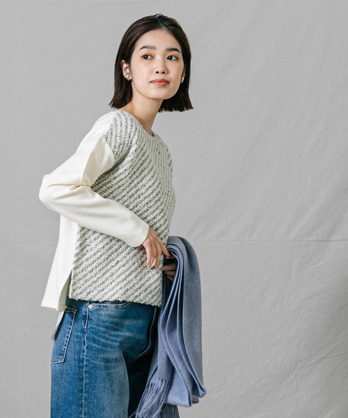 「malla」 長袖カットソー 38 ブラック レディース_画像9