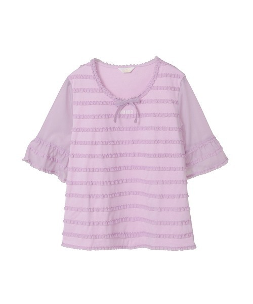 PINK HOUSE（ピンクハウス） tシャツ 半袖 トリコットオーガンジー