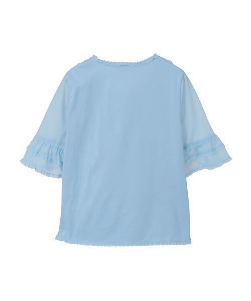PINK HOUSE（ピンクハウス） tシャツ 半袖 トリコットオーガンジー