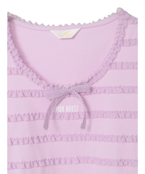 PINK HOUSE（ピンクハウス） tシャツ 半袖 トリコットオーガンジー