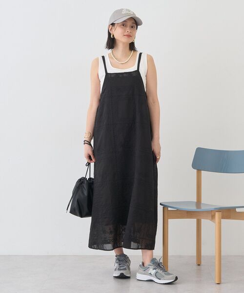 AMERICAN HOLIC(アメリカンホリック) ワンピース シアー刺繍キャミ AMERICAN HOLIC(アメリカンホリック) ワンピース シアー刺繍キャミ