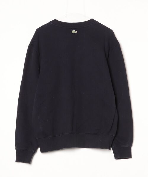 「LACOSTE」 スウェットカットソー L ブラック メンズ_画像2