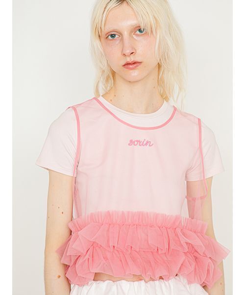 SORIN（ソリン） ベスト ジレ Frilled Tulle Vest/フリル チュール