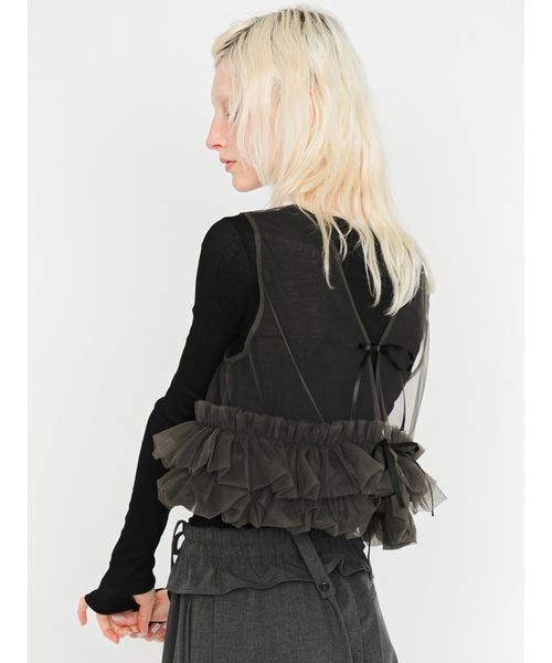 SORIN（ソリン） ベスト ジレ Frilled Tulle Vest/フリル チュール