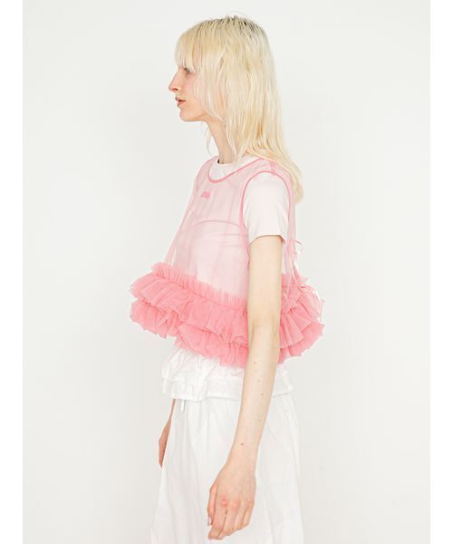 SORIN（ソリン） ベスト ジレ Frilled Tulle Vest/フリル チュール 