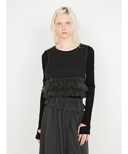 SORIN（ソリン） ベスト ジレ Frilled Tulle Vest/フリル チュール