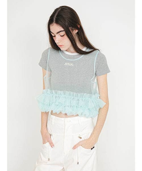 SORIN（ソリン） ベスト ジレ Frilled Tulle Vest/フリル チュール