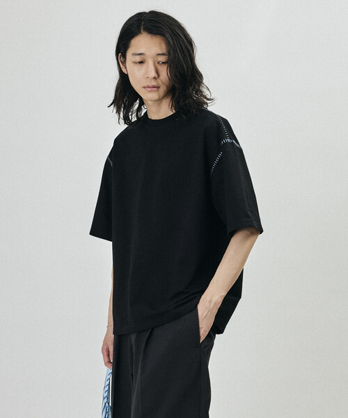 Firsthand（ファーストハンド） tシャツ ボックスシルエット 配色