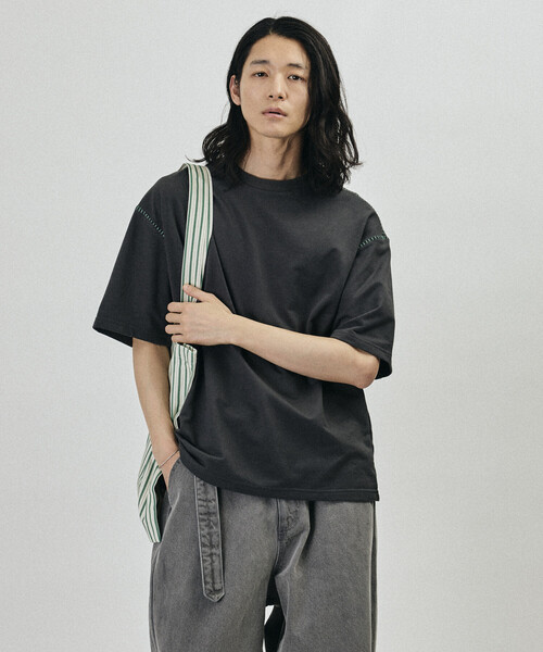 Firsthand（ファーストハンド） tシャツ ボックスシルエット 配色