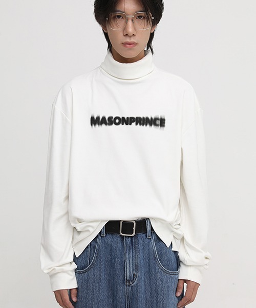 「MASONPRINCE」 スウェットカットソー S ホワイト メンズ_画像5
