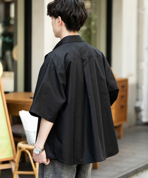 「Rocky Monroe」 半袖シャツ X-LARGE サックスブルー メンズ_画像4