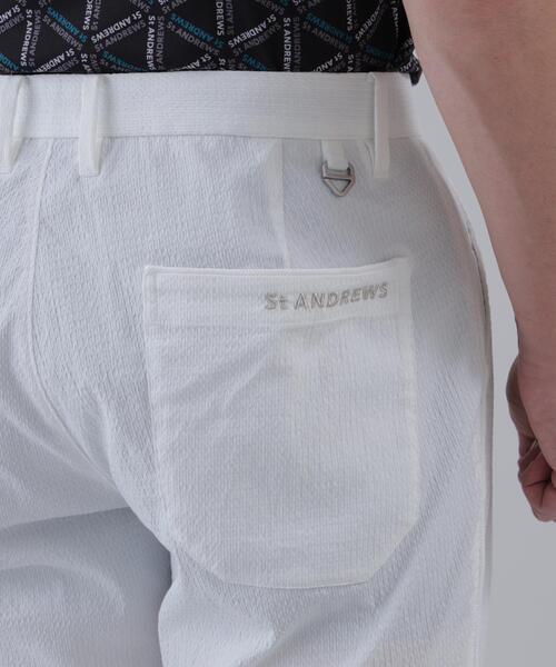 パンツ 「ストレッチ」ドビーサッカーパンツ (MENS) メンズの画像