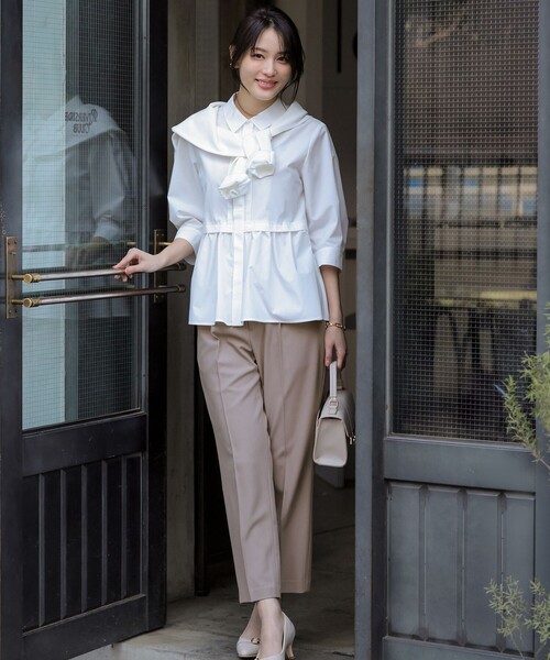 「ANY SIS」 半袖シャツ X-LARGE ブルー レディース_画像7