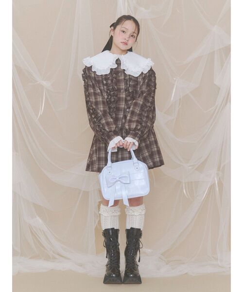 【最終値下げ】【merry jenny】bow ribbon gift bag merry jenny（メリージェニー） ハンドバッグ bow ribbon gift bag