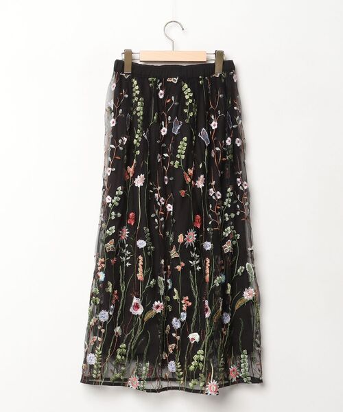 「Khaju」 ロングスカート ONE SIZE ブラック レディース_画像2