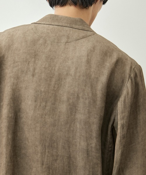ジャケット テーラードジャケット 「CITY TOKYO/シティートーキョー」Fade linen リラックスジャケット メンズの画像