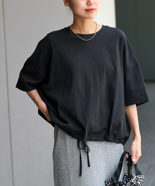 「JOURNAL STANDARD relume」 半袖カットソー FREE ブラック レディース_画像5