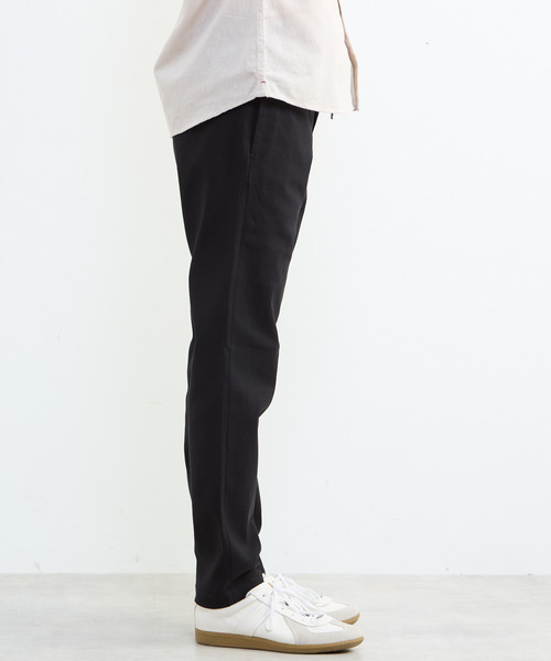 MEN'S MELROSE チノパン ハイストレッチスリムテーパードパンツ メンズ