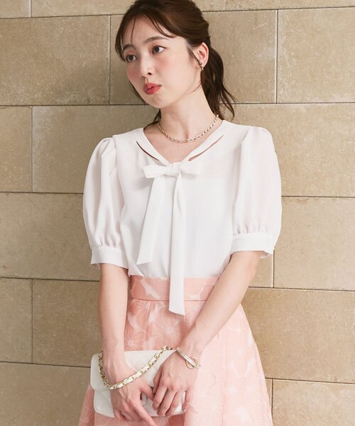 La boutique Bonbon（ラブティックボンボン） ブラウス シャツ 半袖