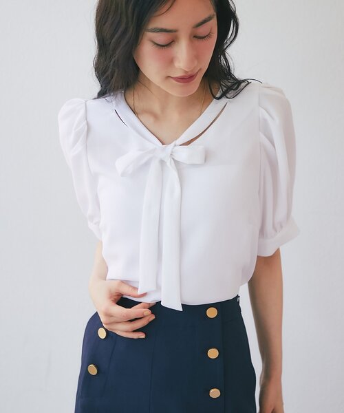 La boutique Bonbon（ラブティックボンボン） ブラウス シャツ 半袖