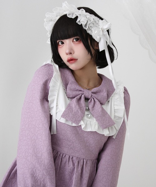 「DearMyLove」 ドッキングワンピース MEDIUM ベビーピンク レディース_画像2