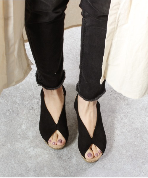 「Piedi Nudi」 ヒールサンダル L キャメル レディース_画像8