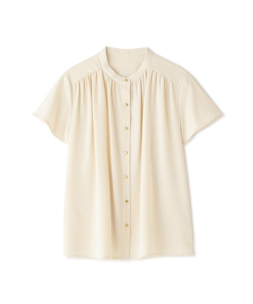 「N.(N. Natural Beauty Basic)」 半袖ブラウス MEDIUM ブラウン レディース_画像8