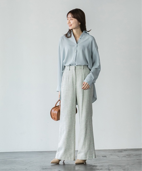 NOBLE（ノーブル） 長袖シャツ - ブルー レディース : ZOZOTOWN Yahoo 