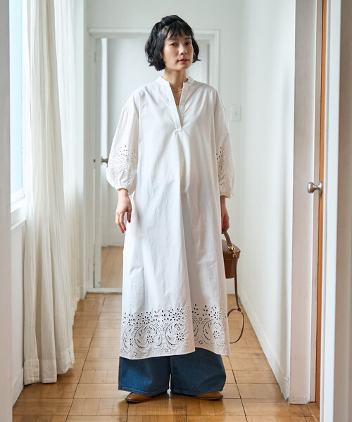 FREAK'S STORE（フリークスストア） ワンピース 夏 袖 カットワーク