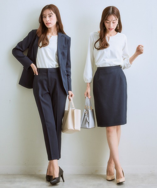 7days Life Styling パンツスーツ S ネイビー レディース : ZOZOTOWN