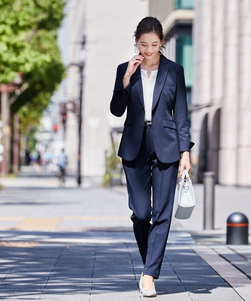 7days Life Styling パンツスーツ S ネイビー レディース : ZOZOTOWN
