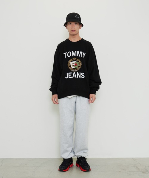 「TOMMY JEANS」 スウェットカットソー X-LARGE ホワイト メンズ_画像6