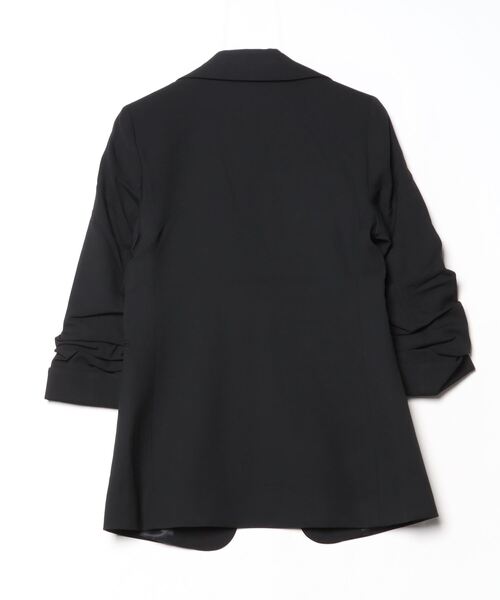 「BANANA REPUBLIC FACTORY STORE」 テーラードジャケット X-SMALL ブラック レディース_画像2
