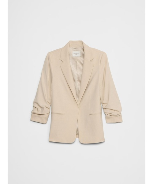 「BANANA REPUBLIC FACTORY STORE」 テーラードジャケット X-SMALL ブラック レディース_画像5