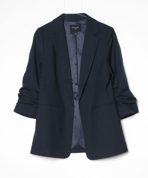 「BANANA REPUBLIC FACTORY STORE」 テーラードジャケット X-SMALL ブラック レディース_画像8