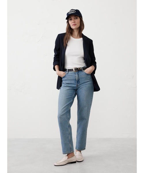 「BANANA REPUBLIC FACTORY STORE」 テーラードジャケット X-SMALL ブラック レディース_画像9