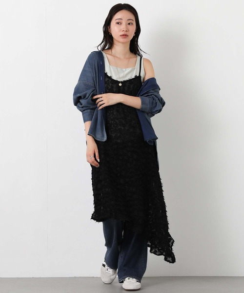 タグ付未使用✨グレディブリリアント シアーデニムギャザーワンピース ジレ Gready Brilliant（グレディブリリアン） ブラウス シャツ シアー