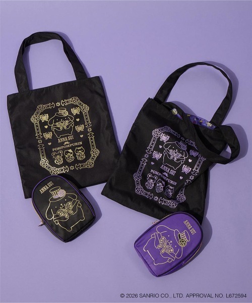 ANNA SUI（アナスイ） トートバッグ アナスイ×ポムポムプリン トート