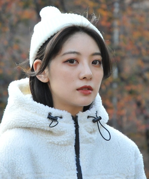 F4NFANイヌ　ニット帽いうIU ベッキョン着用⑤ F4NFANイヌ ニット帽いうIU ベッキョン着用③ - メルカリ