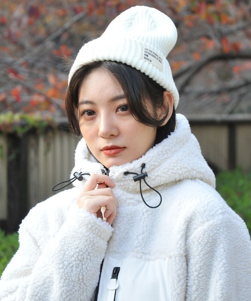 F4NFANイヌ　ニット帽いうIU ベッキョン着用⑤ F4NFANイヌ ニット帽いうIU ベッキョン着用① - メルカリ
