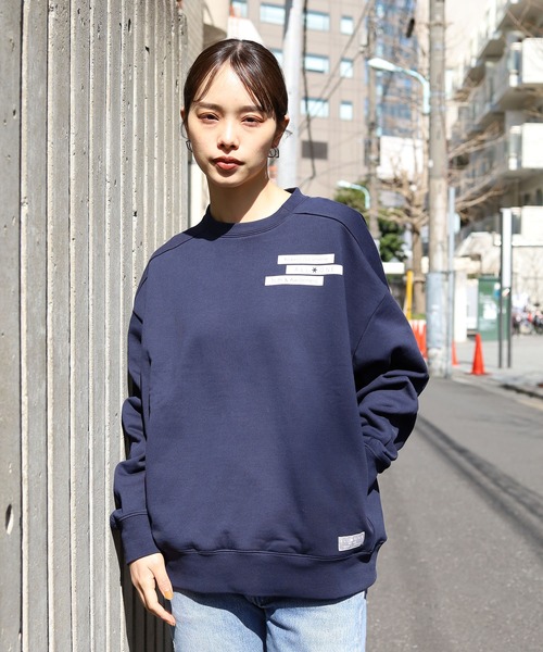 人気SALEお得 スウェット ALL ONE/オールワン BOX PRINT WIDE CREW 胸ワンポイントデザイン クルーネックスウェット ZOZOTOWN PayPayモール店 - 通販 - PayPayモール 好評在庫
