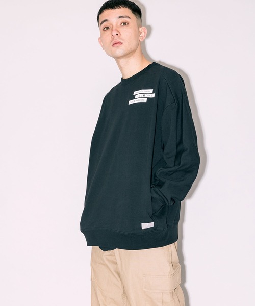 人気SALEお得 スウェット ALL ONE/オールワン BOX PRINT WIDE CREW 胸ワンポイントデザイン クルーネックスウェット ZOZOTOWN PayPayモール店 - 通販 - PayPayモール 好評在庫