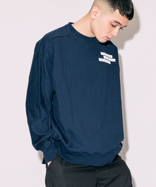 人気SALEお得 スウェット ALL ONE/オールワン BOX PRINT WIDE CREW 胸ワンポイントデザイン クルーネックスウェット ZOZOTOWN PayPayモール店 - 通販 - PayPayモール 好評在庫