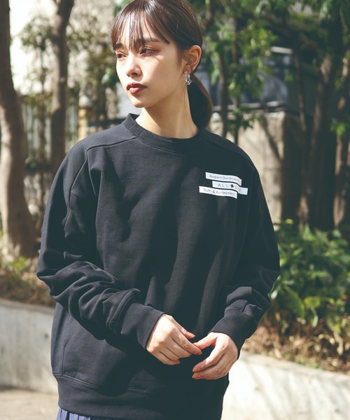 人気SALEお得 スウェット ALL ONE/オールワン BOX PRINT WIDE CREW 胸ワンポイントデザイン クルーネックスウェット ZOZOTOWN PayPayモール店 - 通販 - PayPayモール 好評在庫