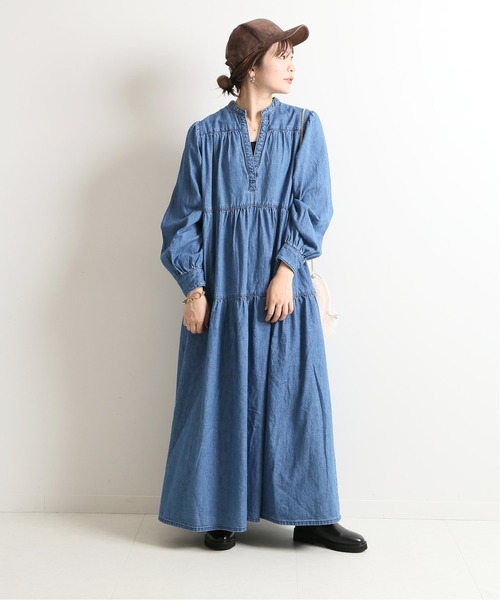 SLOBE IENA（スローブイエナ） ワンピース 【Healthy denim/ヘルシー