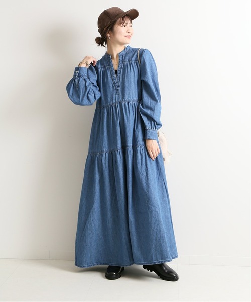 SLOBE IENA（スローブイエナ） ワンピース 【Healthy denim/ヘルシー